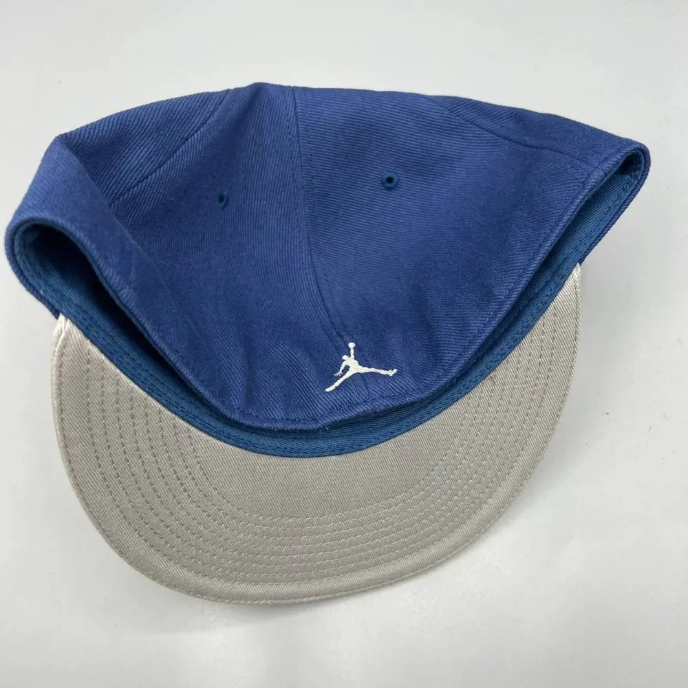 Air‎ Jordan Hat Men 7 5/8 Blue Gray Jumpman Fitted Cap